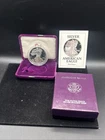 1991-S $1 Proof Silver American Silver Eagle $1 US Coin COA + OGP B1