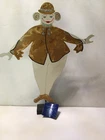 Judie Bomberger Signed Cirque du Soleil Fashion Clown Circus Metal Artwork 17"