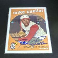 2001 Topps Archives Mike Cuellar Autograph #62 TAA Reds (Redlegs) Baseball Card!