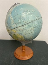 🔶️VINTAGE WORLD GLOBE MAP ATLAS 47x30x30cm