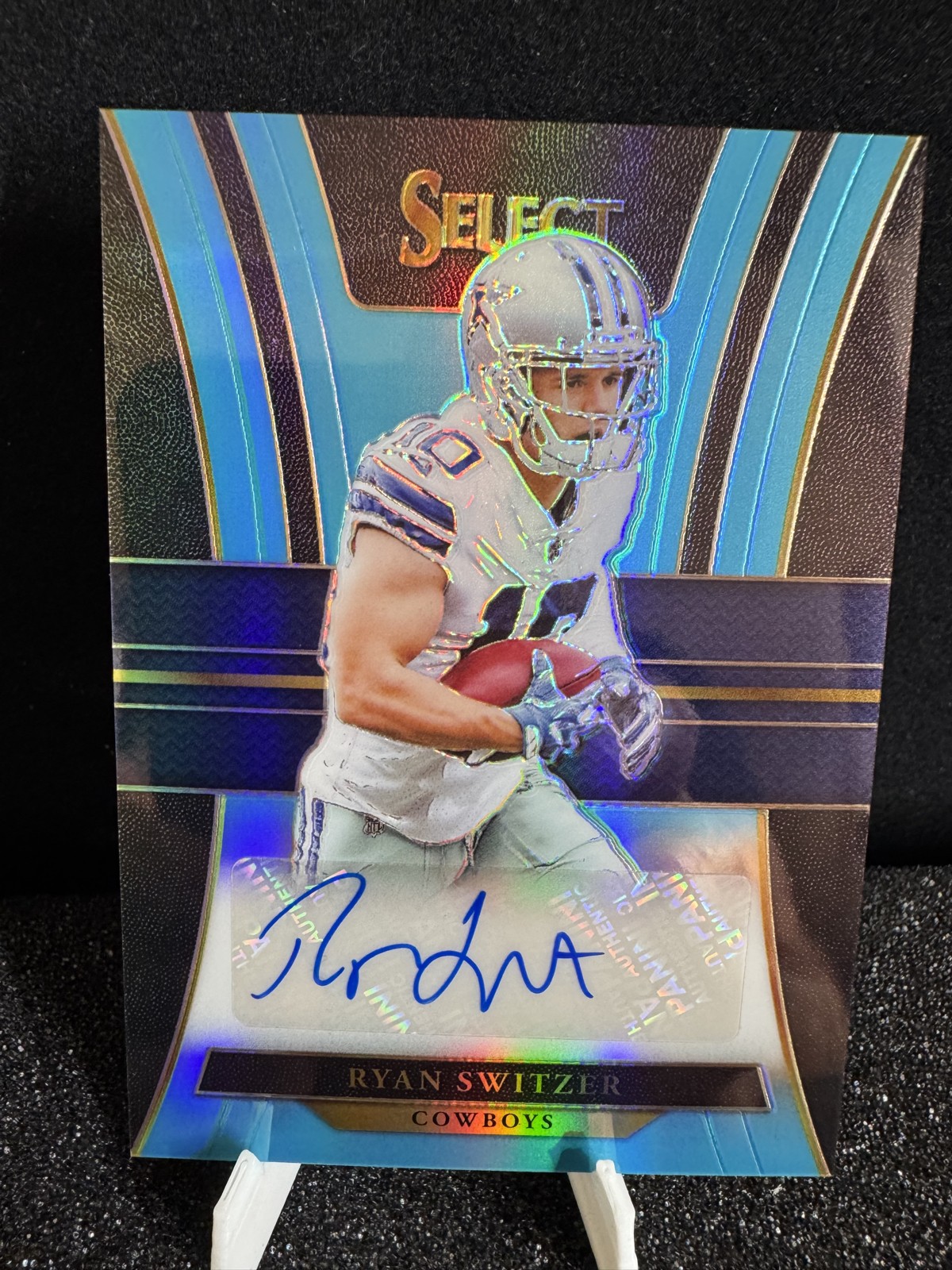 Ryan Switzer Panini Prizm Rookie Autographs #RS Blue Wave