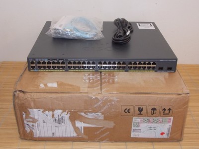NEU Cisco Catalyst  WS-C2960X-48FPD-L 24x Port Gigabit Switch NEW OPEN BOX