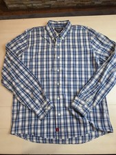 abercrombie and fitch plaid Long Sleeve Button Up Shirt Mens Size L Muscle