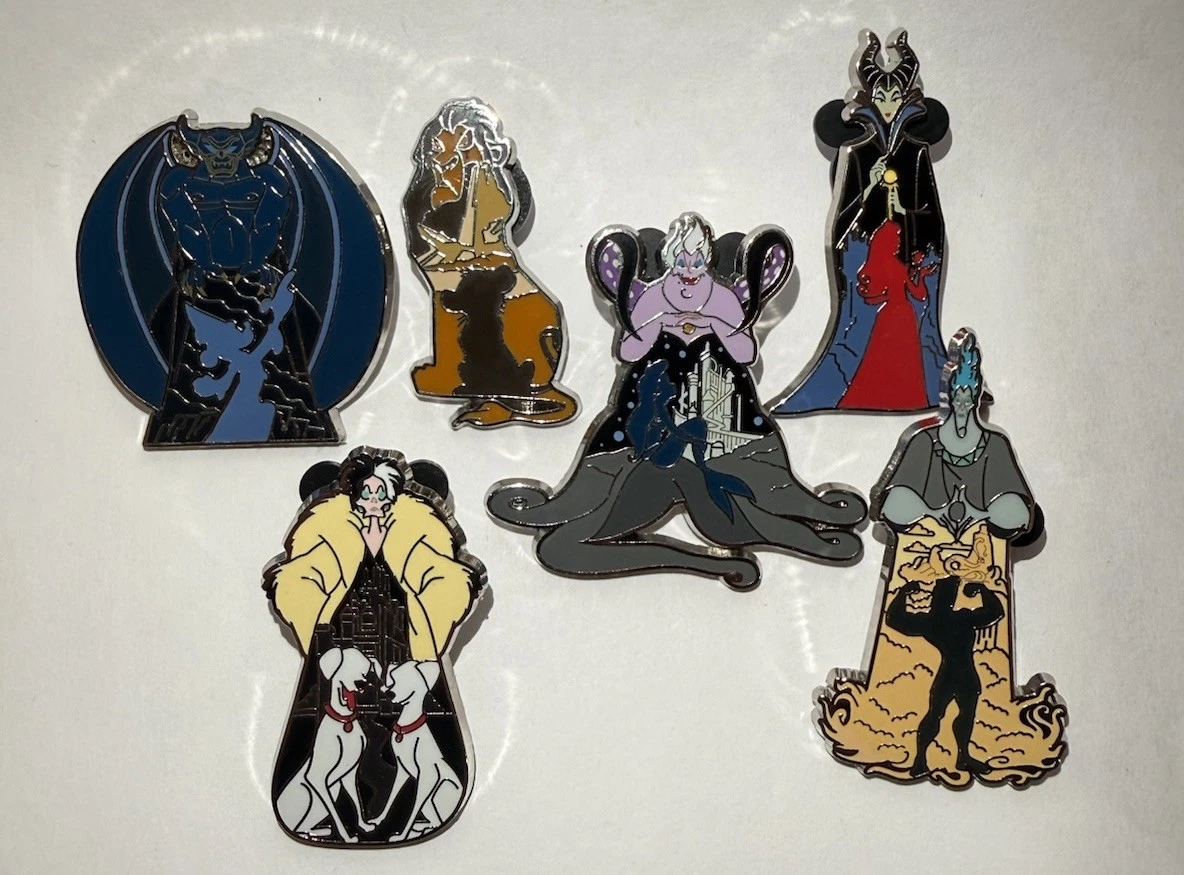 Disney Overshadowing Villains Mystery Box 6-Pin Set 2021