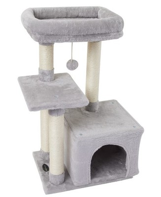 Fish&Nap Fishnap Cute Cat Tree Kitten Cat Tower For Indoor Cat Condo Sisal