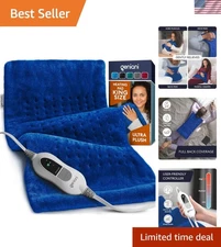 Electric Throw - XL Heating Pad for Back Pain & Cramps Relief, Auto Shut Off,...