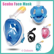 Snorkel Scuba Face Mask Swimming Scuba Set Full Anti-Fog Diving for Kids Adults