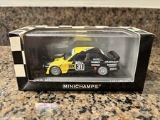 MINICHAMPS 1:43 BMW M3 DTM 1988 MK-Motorsport Black/Yellow Diecast w/ Case