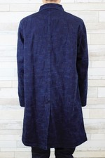 BlueTrick Mens Patchwork Long Coat