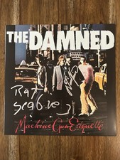 ‘The Damned’ Band Signed Vinyl Album ‘Machine Gun Etiquette’ Dave Vanian & Rat