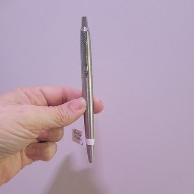 PARKER Jotter Flighter Ballpoint Pen Brushed St Steel Circa 1994 US Works