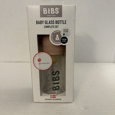 Bibs Baby Glass Bottle 110ml 4oz Blush New