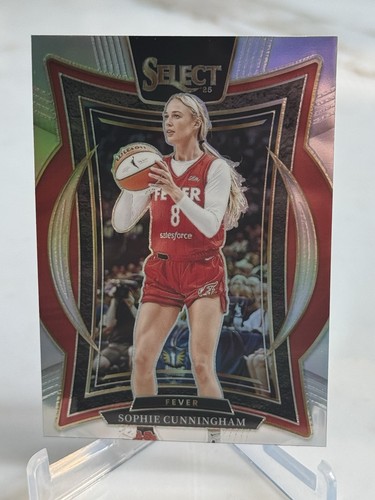 2025 Panini Select WNBA Sophie Cunningham #12 Silver Prizm Concourse - Fever