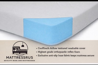 Hochdichte orthopädische feste Matratze alle Größen + waschbarer Reißverschlussbezug 20cm Tiefe