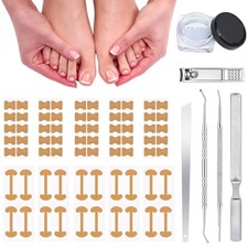 Ingrown Toenail Removal Kit,Professional Toenail Tool Kit Includes Breathable
