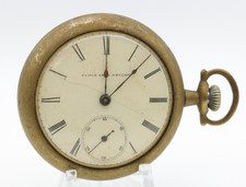 1884 ELGIN POCKET WATCH 1302396 Gr. 6, 7j FOR REPAIR GN