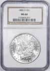 1885-O NGC MS64 Morgan Silver Dollar New Orleans Mint Uncirculated