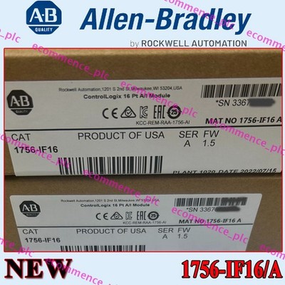 [US RTS] AB 1756-IF16 SER A ControlLogix 16 Pt Input Module 1756IF16 PLC US