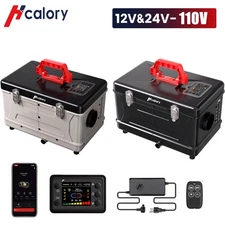 Hcalory Bluetooth Diesel Air Heater 12V 24V 110V 8KW For Car Bus RV Indoors Home
