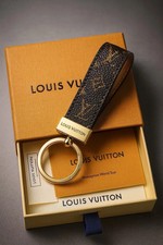 Louis Vuitton Dragonne Monogram Key Holder Authentic LV Key Chain NIB WITH BOX