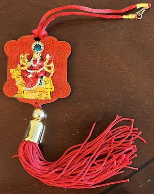 HomeDecor Goddess Maa Durga Hanging Showpiece Car Rear Mirror Hanging Idol L-12''