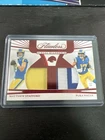 2024 Panini Flawless Matthew Stafford Puka Nacua Dual Diamond Patch Ruby /15Opens in a new window or tab