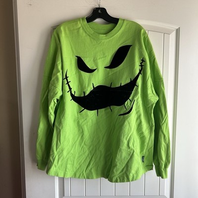 Disney Oogie Boogie Spirit Jersey Size Large Nightmare Before Christmas Green