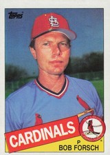 1985 Topps Baseball Card #631 Bob Forsch Pitcher St. Louis Cardinals