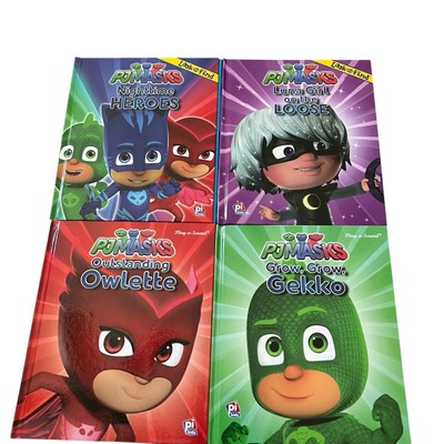 PJ Masks Me Reader,BOOKS ONLY, Lot of 4(For Play-a-sound) 2017 PI Kids