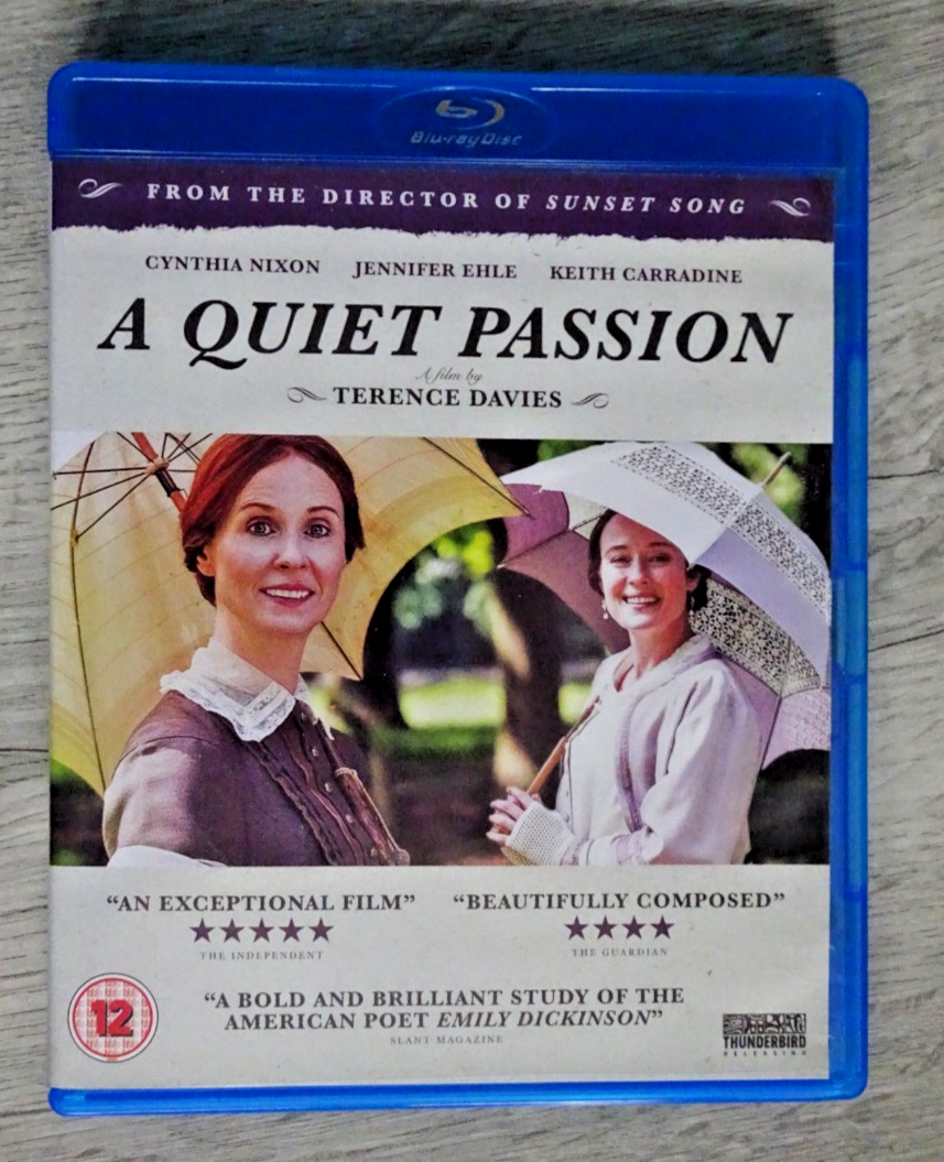 A Quiet Passion Blu-Ray  Jennifer Ehle  Cynthia Nixon Terence Davies Region B
