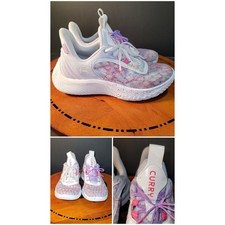 Under Armour Curry Flow 10 Splash Party Basketball Shoes 3025731-401 Kids 7Y