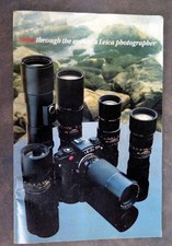 1970s Leica Through the Eyes of a Leica Photographer Catalog RARE
