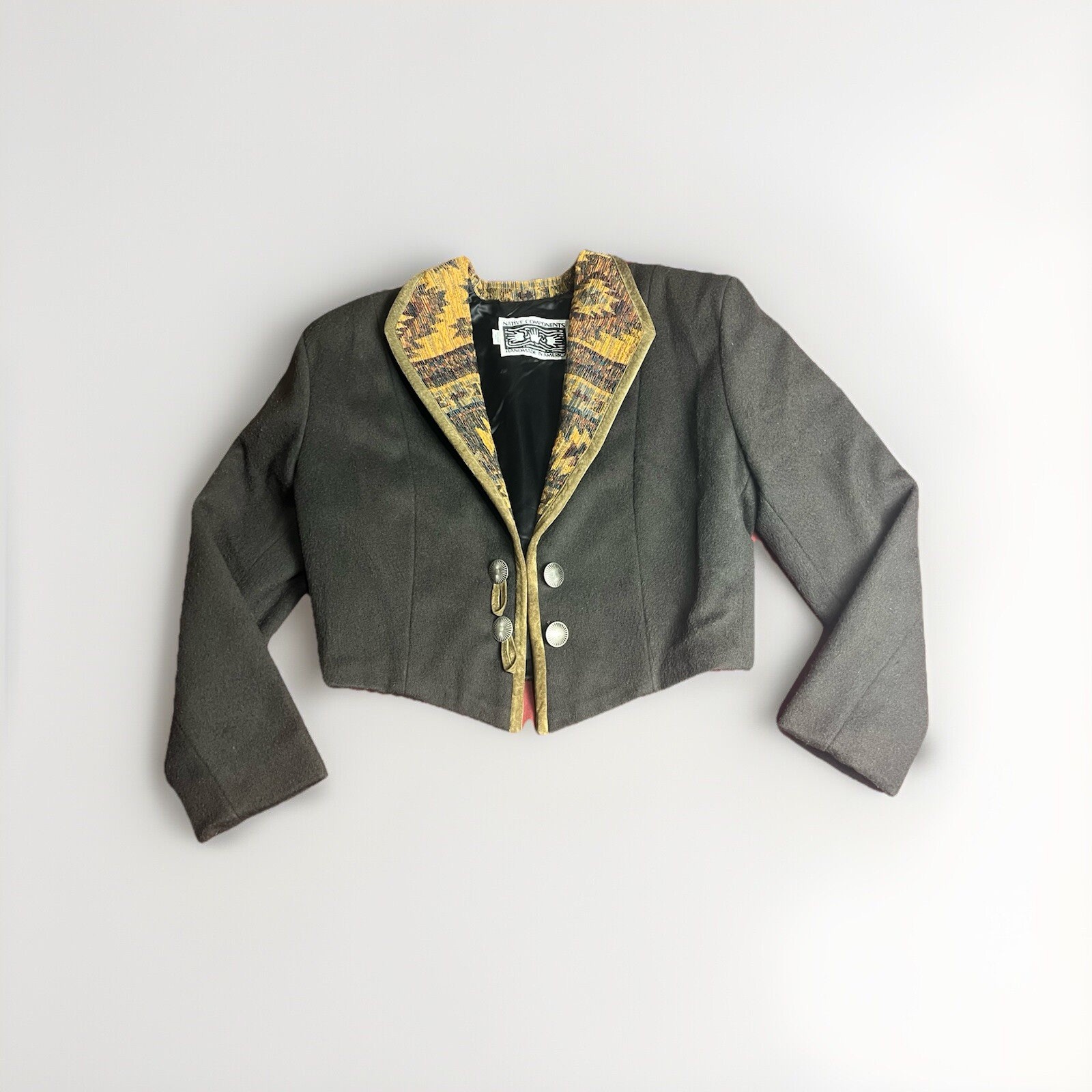 Native Components wool & Leather, jacket. Women’s… - image 4