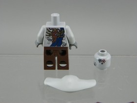 Genuine Vintage Lego Pirates Of The Caribbean Maccus Minifigure Black Pearl 4184