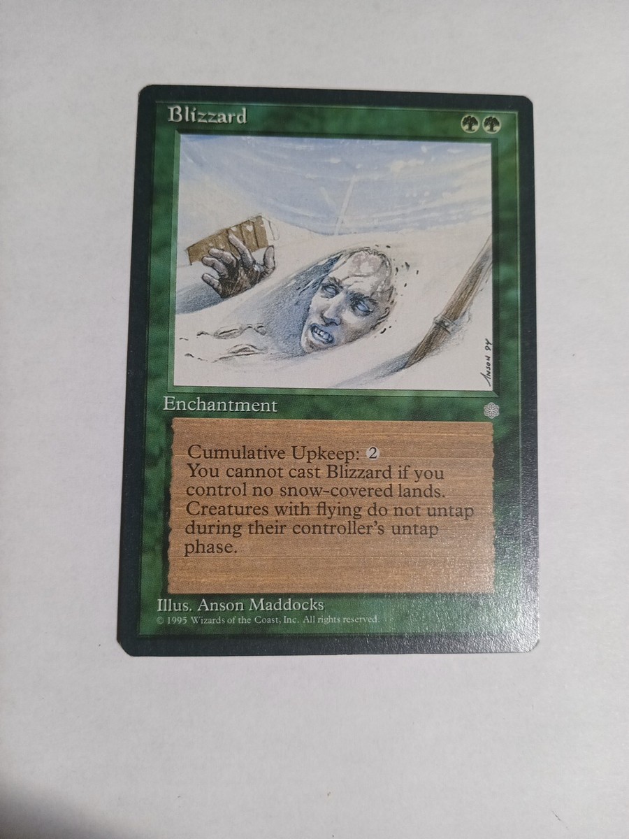 マジック：ザ・ギャザリング Magic: The Gathering Ice Age MTG Blizzard – Ice Age Card # 227. Magic The Gathering | eBay