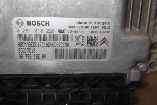 0281018220 switchboard engine uce for CITROEN BERLINGO FURGON 2008 4060902 - Picture 4 of 12