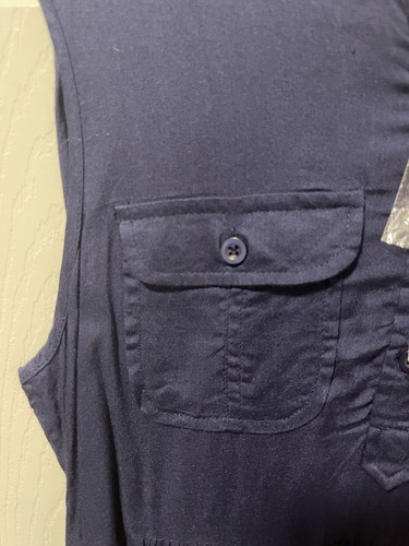 Mothercare Blue Sleevelles Maternity Tunic Size 10 Bnwt RRP £24 - Picture 4 of 7