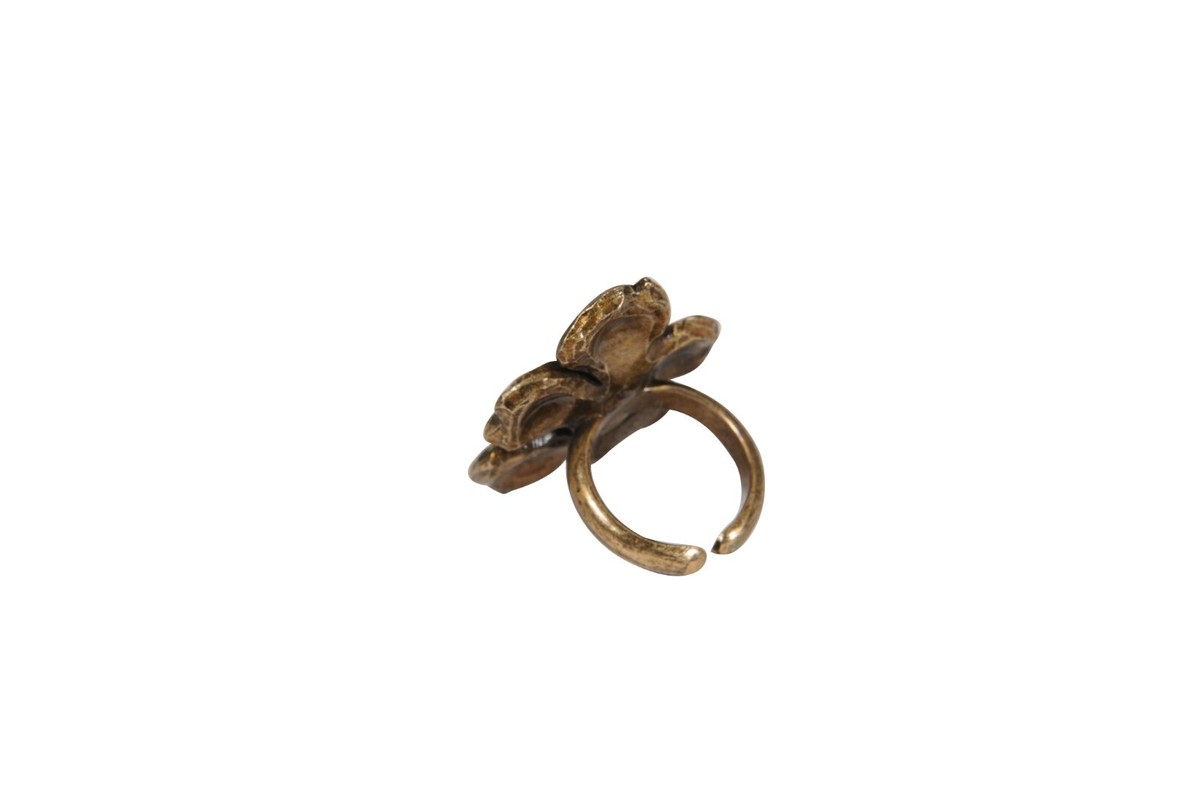 アクセサリー Christian Dior Flower Ring Galliano Christian Dior Vintage Y2k John Galliano Flower Ring Size US 5