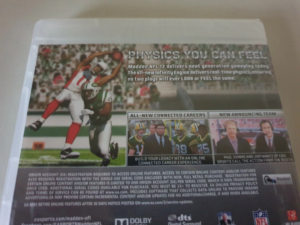 MADDEN NFL 13. PS3 Game. BRAND NEW AND SEALED. (PlayStation 3, PAL) - Image 4 of 4