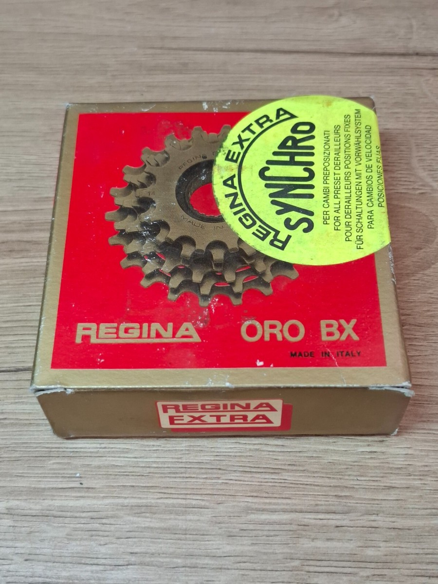 Roue Libre Vélo Regina Oro BX – 6 Vitesses – 13-21 Dents – NOS Italienne – Pignon Or – Vintage