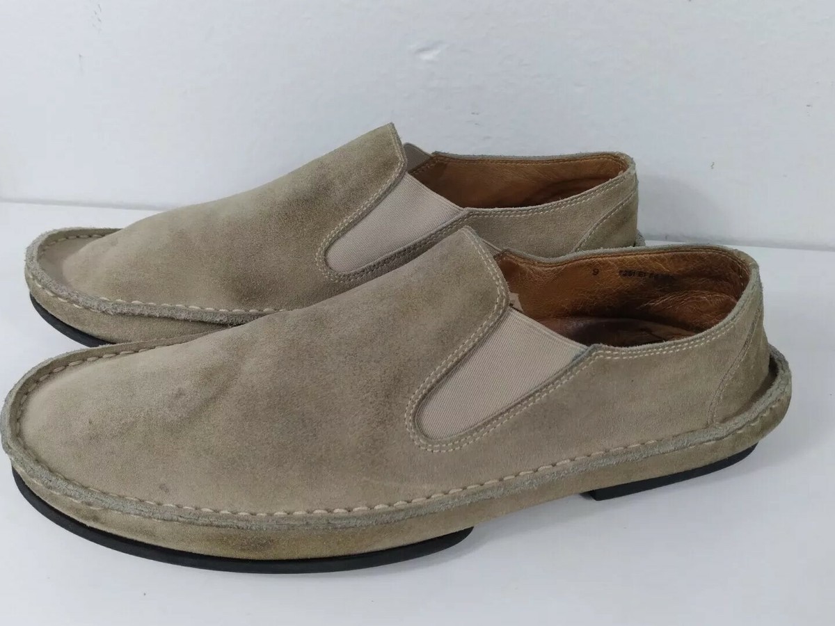 John Varvatos Tan Suede Loafer size 9