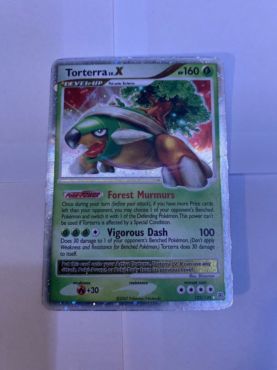 Pokémon TCG Torterra LV.X Diamond & Pearl 122/130 Holo Rare Holo