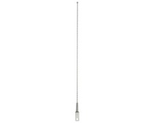 F&R VINTAGE LOWRIDER 32" LONG BICYCLE STEEL TWISTED CHROME ANTENNA SHOWPART.