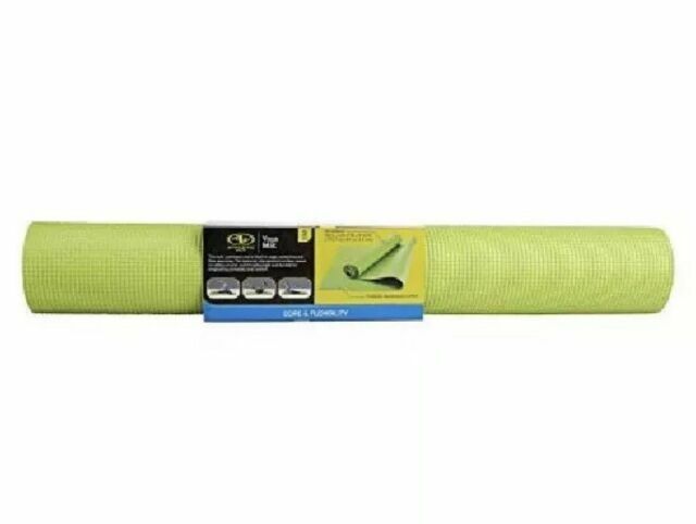 lime green yoga mat