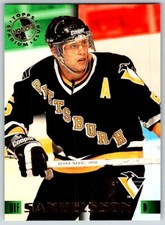 1995-96 TOPPS MEMBERS ONLY STADIUM CLUB ULF SAMUELSSON PITTSBURGH PENGUINS #17