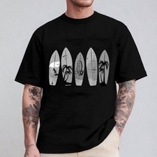 Surfing Surfboard Sea Beach Retro Surfboarder...