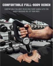 S6 Pro Massage Gun Deep Muscle 16mm Amplitude Adjustable 6 Speeds Pain Relief