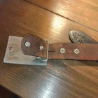 Leather Belt Carving Black Funny Buckle Change