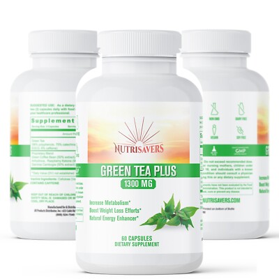 Green Coffee Bean Extract 60ct x3   Weight Loss, Metabolism & Energy Support