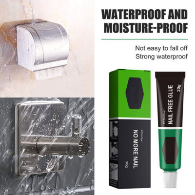 All-Purpose Glue Nail-Free Glue Adhesive Sealant Quick Drying No-Punch Strong